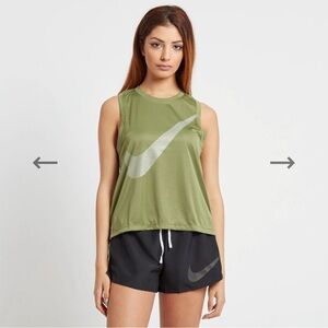 Nike Women's Dry-Fit Tank in Palm Green
